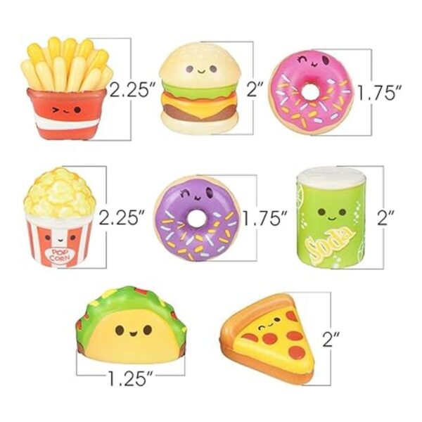 ArtCreativity Mini Squish Juguetes de comida rápida_3