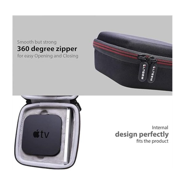 LTGEM Funda rígida de EVA para Apple TV HD 2021 32 GB 5