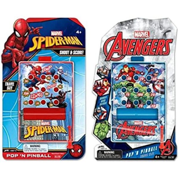 Marvel Pinball Juego de juguete 2 paquetes surtidos_1