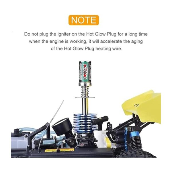 Globact RC Nitro Starter Glow Plug Encendedor Herramientas_2