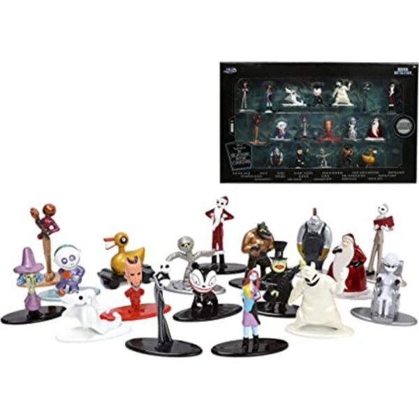 Disney Nightmare Before Christmas Nano Metal FIGS Paquete_1
