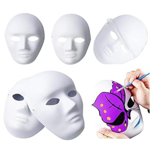 Lanrena Paquete de 12 máscaras faciales completas de
