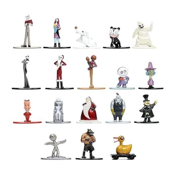 Disney Nightmare Before Christmas Nano Metal FIGS Paquete_3