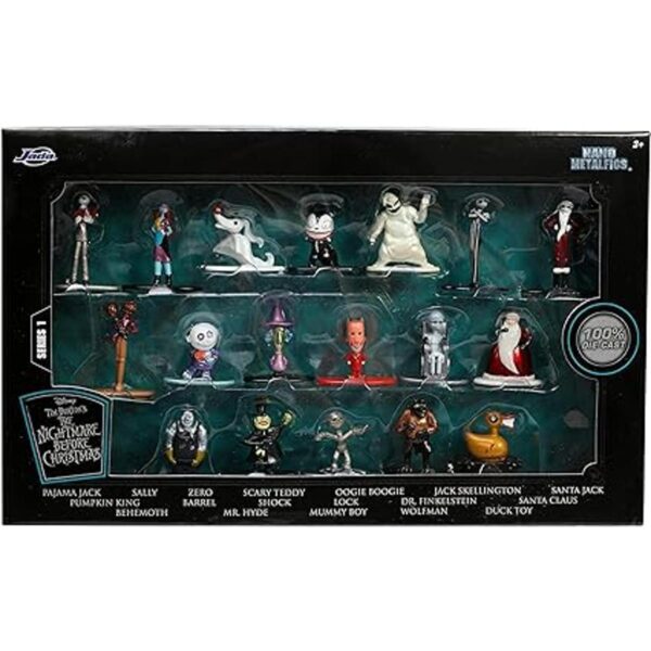 Disney Nightmare Before Christmas Nano Metal FIGS Paquete_2