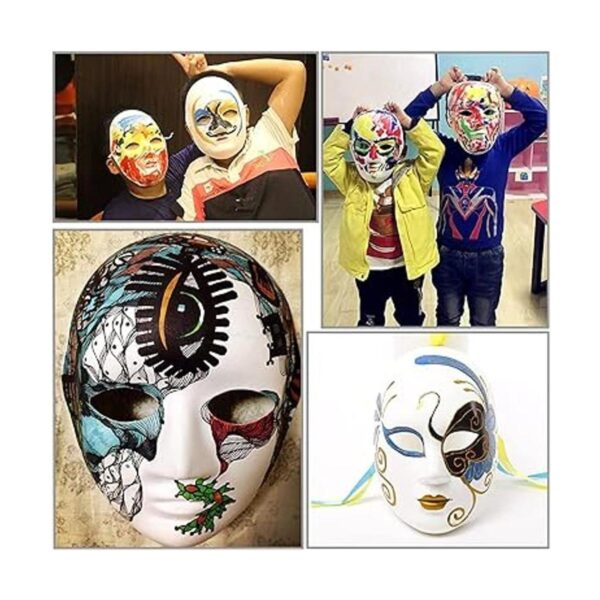 Lanrena Paquete de 12 máscaras faciales completas de