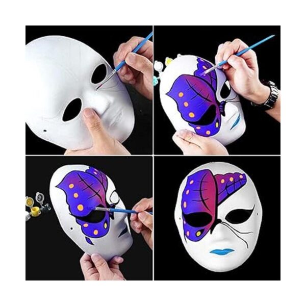 Lanrena Paquete de 12 máscaras faciales completas de
