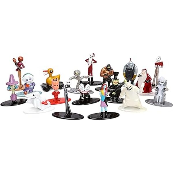 Disney Nightmare Before Christmas Nano Metal FIGS Paquete_4