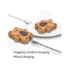Lindas fundas para AirPods con llavero de oso diseño de_4