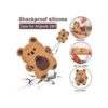 Lindas fundas para AirPods con llavero de oso diseño de_5