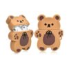 Lindas fundas para AirPods con llavero de oso diseño de_3