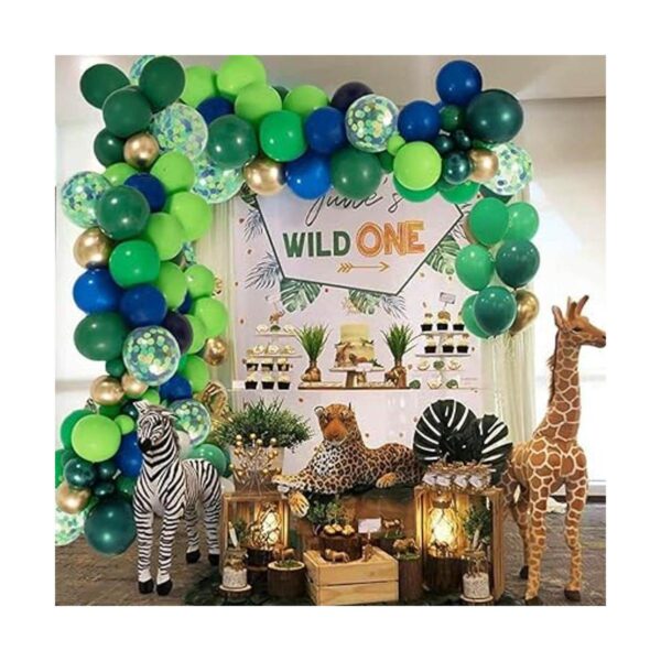 Kit de arco de guirnalda de globos de safari de la selva_4