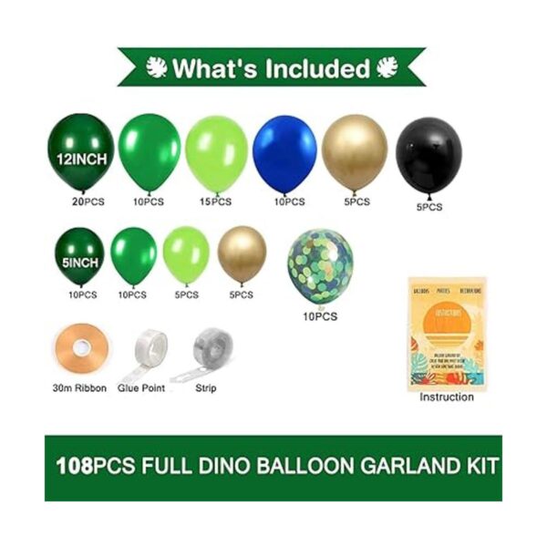 Kit de arco de guirnalda de globos de safari de la selva_3