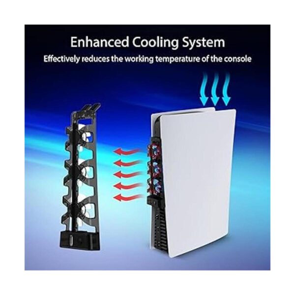 NexiGo Accesorios PS5 Ventilador de refrigeración con luz_2