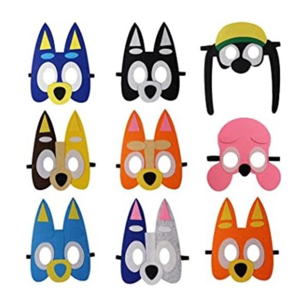NUOMAN Paquete de 9 máscaras de fieltro para cachorros y_1