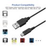 DSi Juego de cable de carga USB cable cargador DSi y_3
