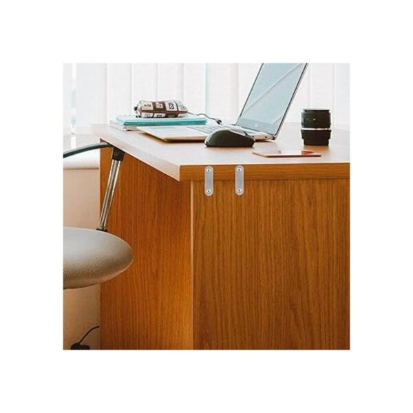 LDEXIN 50 piezas de soporte recto plano acero inoxidable
