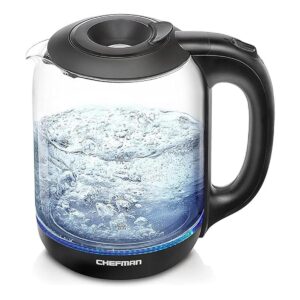 ChefmanHervidor eléctrico de 1.7 litros con tapa de_1