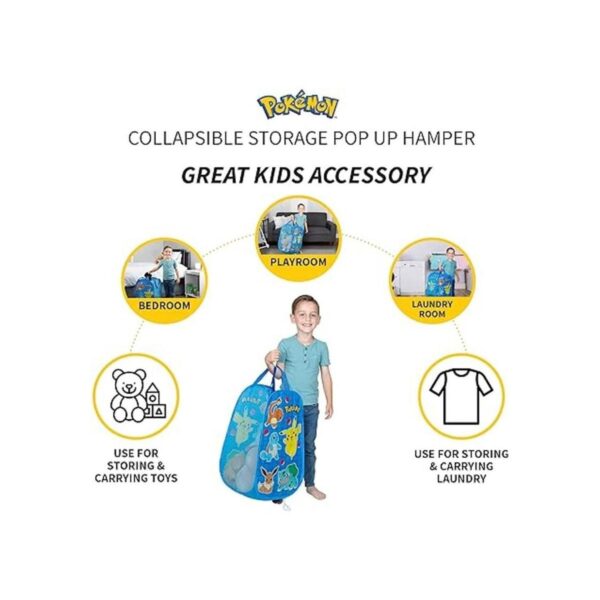 POKEMON Cesta plegable de almacenamiento para habitación_3