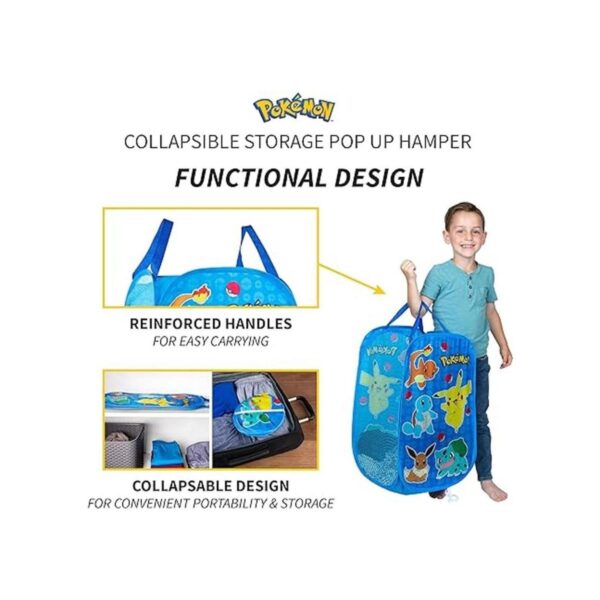POKEMON Cesta plegable de almacenamiento para habitación_4