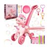 IGINOA Bubble Machine Blower Blaster Lawn Mower Maker Pink_1