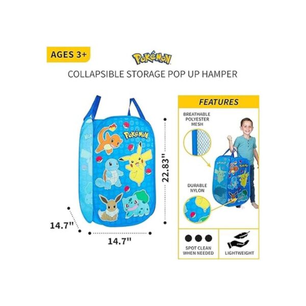 POKEMON Cesta plegable de almacenamiento para habitación_5