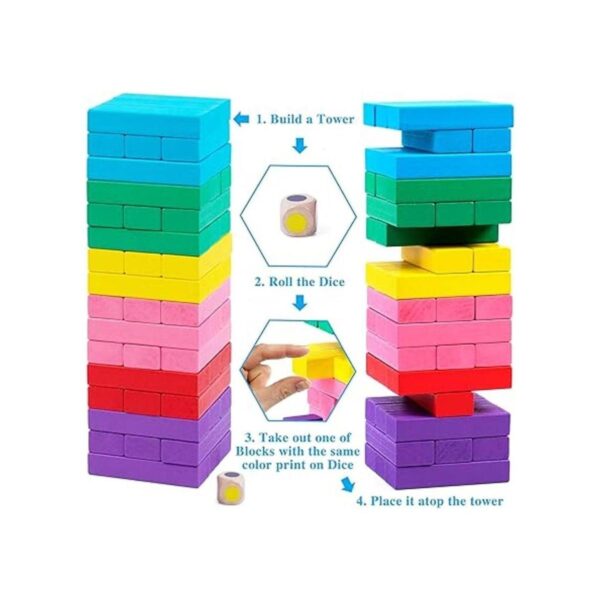 Juego de mesa apilable juego de apilamiento de madera de_3