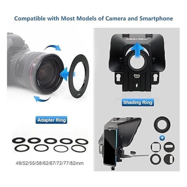 Desview Teleprompter T3 para tableta smartphone iPad de_5