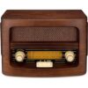 ClearClick Radio AMFM clásica de estilo retro con_4