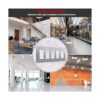 ENERLITES Elite Series Placa de pared decorativa sin
