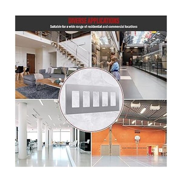 ENERLITES Elite Series Placa de pared decorativa sin