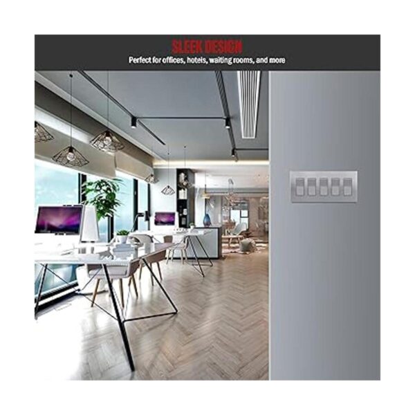 ENERLITES Elite Series Placa de pared decorativa sin