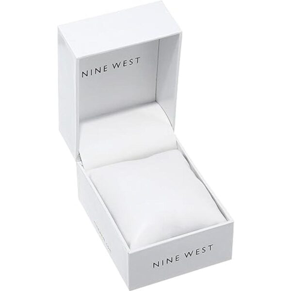 Nine West Reloj de pulsera para mujer con esfera floral_4