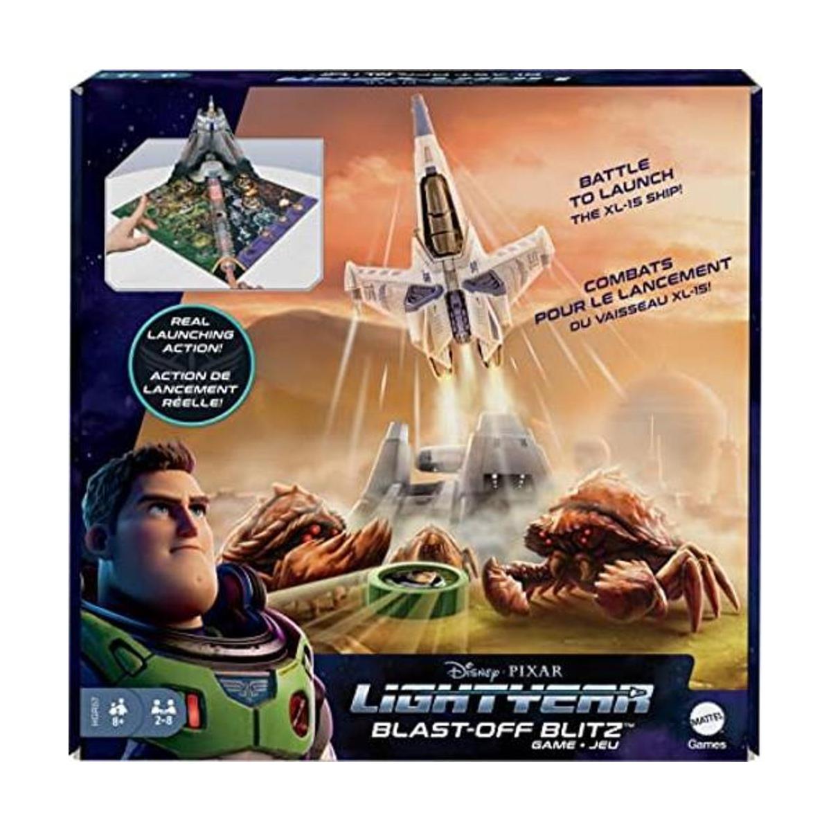 Disney Pixar Lightyear BlastOff Blitz Juego de volteo de