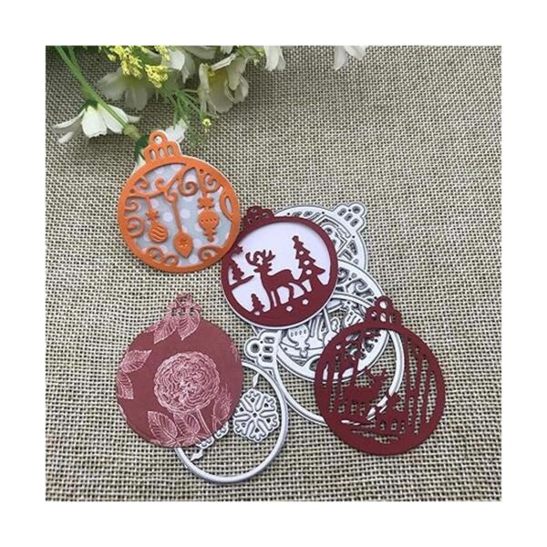 4 troqueles de metal de copo de nieve de Navidad diseño_2
