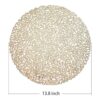 FunWheat Juego de 6 manteles individuales redondos de