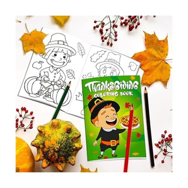 36 libros para colorear de Acción de Gracias para niños_6