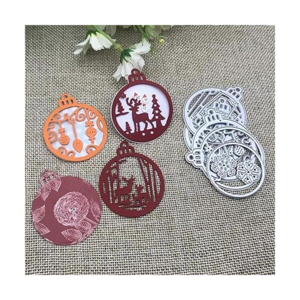 4 troqueles de metal de copo de nieve de Navidad diseño_3