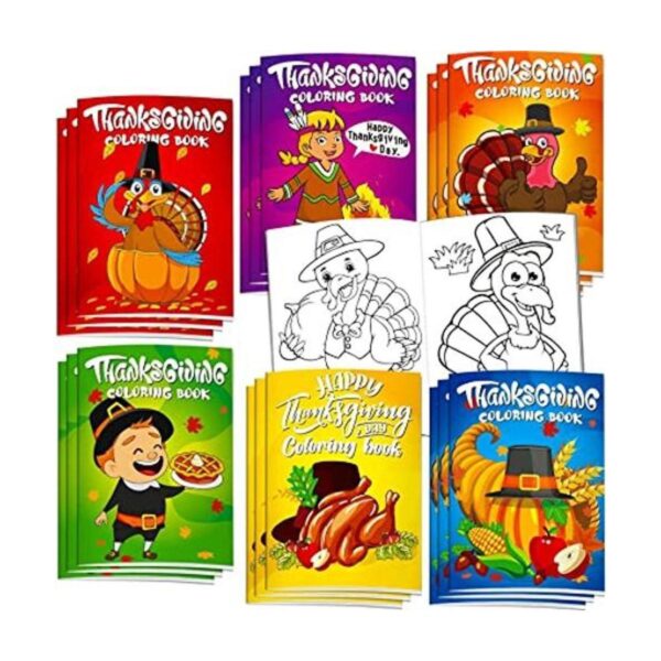 36 libros para colorear de Acción de Gracias para niños_1