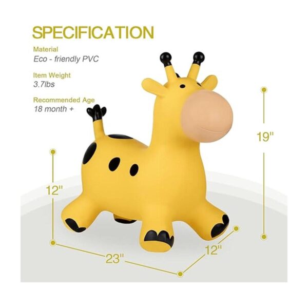 INPANY Tolva de caballo inflable Caballo inflable para_3
