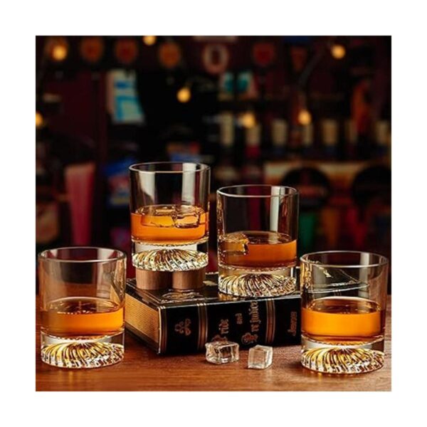 OPAYLY Juego de 4 vasos de whisky de 12 onzas vasos de_4