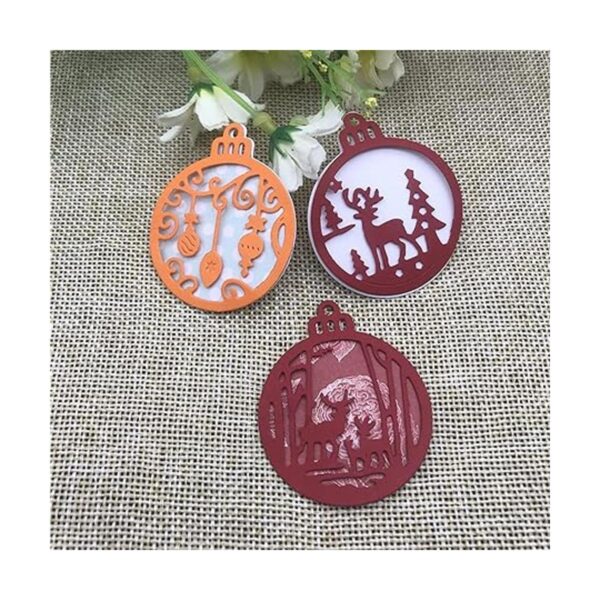 4 troqueles de metal de copo de nieve de Navidad diseño_4