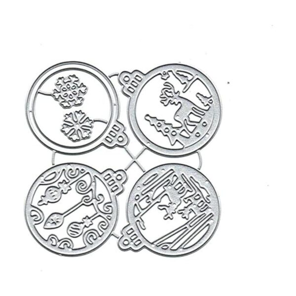 4 troqueles de metal de copo de nieve de Navidad diseño_6
