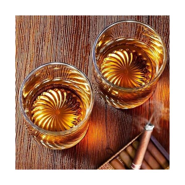 OPAYLY Juego de 4 vasos de whisky de 12 onzas vasos de_5