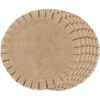 FunWheat Juego de 6 manteles individuales redondos_1