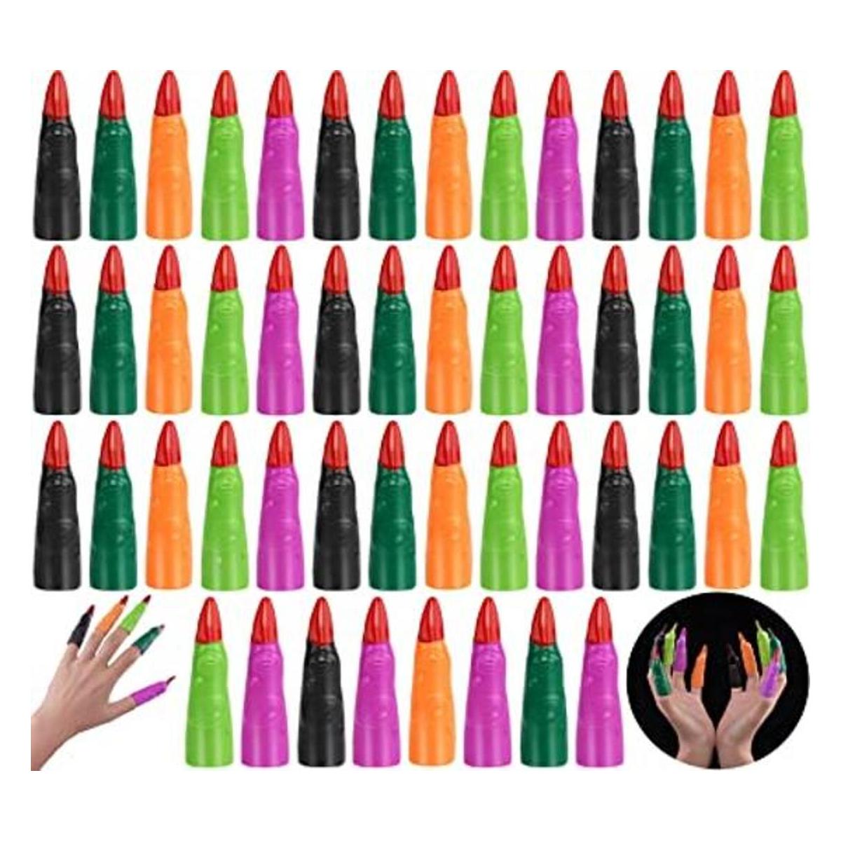 HFATMOS Coloridos dedos de bruja para leer 5 colores de