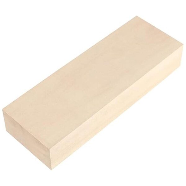 JAPCHET Paquete de 2 bloques de tallado de madera de tilo_5