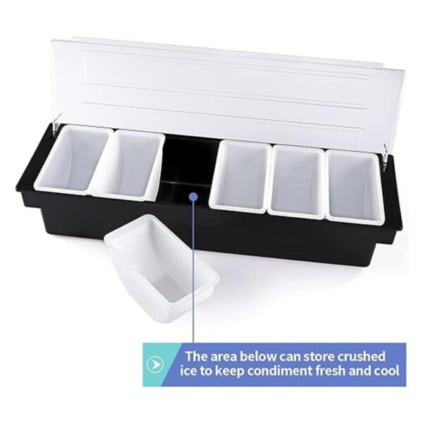 MOLIGOU Contenedor de condimentos refrigerado por hielo_5
