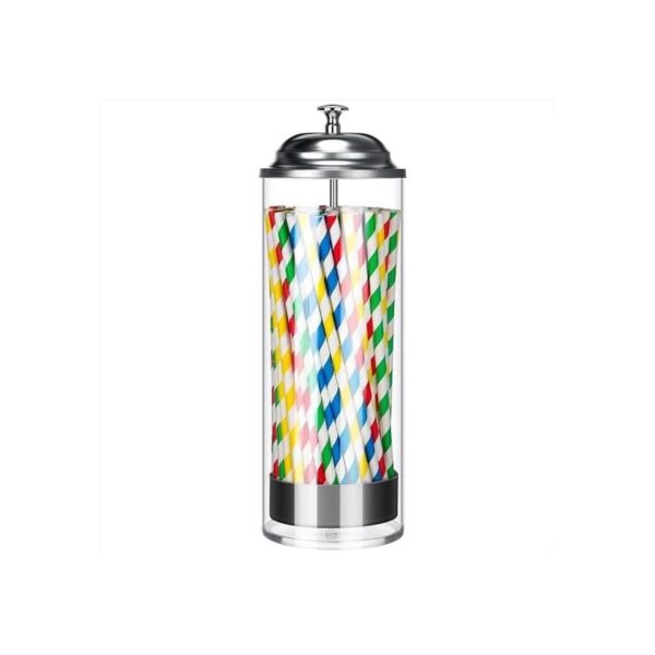 Dispensador de pajitas de plástico 100 unidades_1