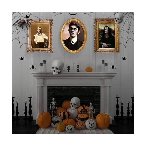 Decoraciones de Halloween 3D que cambian de cara de_4