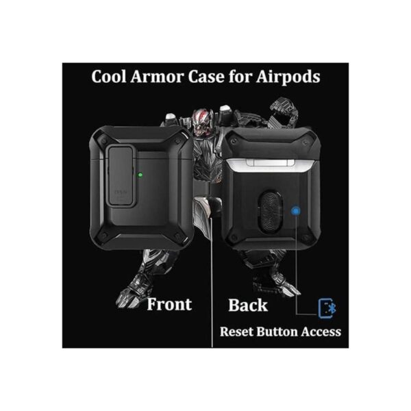 Funda para Airpods bloqueo seguro Olytop Armor Cool